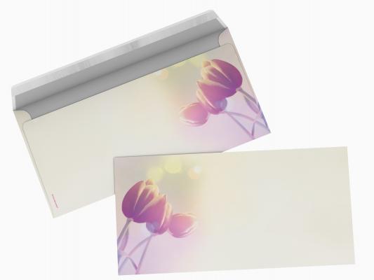 Motivpapier Tulpen im Sonnenlicht Briefpapier mit Motiv